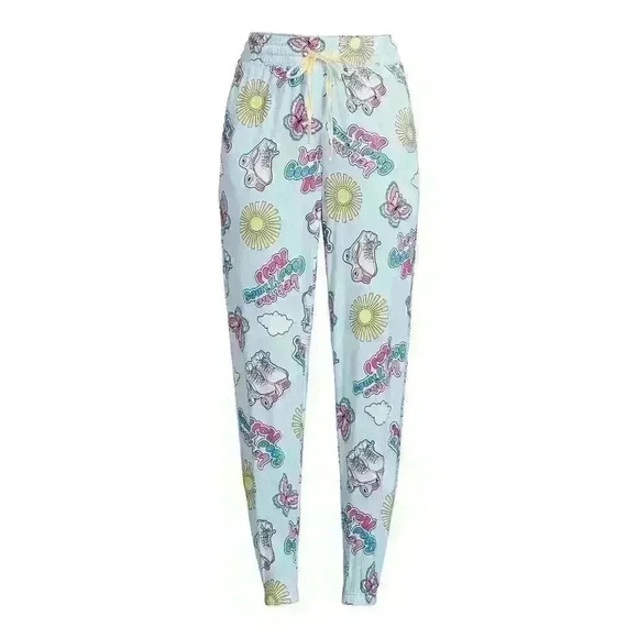 Womens Roller Skate Sleep Jogger with Pockets Size 2X Super Soft & Comfy - Picture 6 of 7